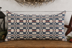PATRIOTS KNOT BRICK/NAVY/LINEN SHAM